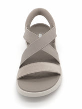 Afbeelding in Gallery-weergave laden, 152-19-006 Dames Sandalen Sportief Skechers Go Walk Flex-Sandal-Glimmer 141489 TPE Donkerbeige (3623)