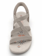 Afbeelding in Gallery-weergave laden, 152-19-005 Dames Sandalen Sportief Skechers Reggae Slim-Stretch Flex 163460 TPE Donkerbeige (3626)