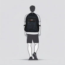 Afbeelding in Gallery-weergave laden, 98-62038-622 Lederwaren Rugtas Middel 17 Enrico Benetti 62038-622 Zwart Combi (1059)