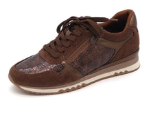 Afbeelding in Gallery-weergave laden, 133-25-003 Dames Veterschoenen Sneaker Marco Tozzi 23719-343 Middenbruin (3715)