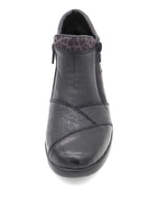 Afbeelding in Gallery-weergave laden, 172-99-008 Dames Hoge Schoenen Boot Plat Rieker L4881-01 Zwart (2228)