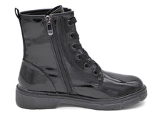 Afbeelding in Gallery-weergave laden, 172-95-004 Dames Hoge Schoenen Boot Plat Marco Tozzi 25282-018 Zwart Lak (2728)