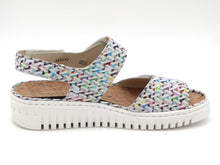 Afbeelding in Gallery-weergave laden, 151-51-002 Dames Sandalen Comfort Waldlaufer 955001-152-299 Combi Kleuren Wijdte H (2938)