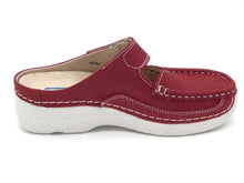Afbeelding in Gallery-weergave laden, 181-35-002 Dames Pantoffel-Muilen Leer Wolky Roll Slipper 0622736-570 Middenrood (3605)