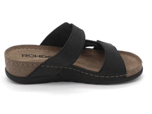 Afbeelding in Gallery-weergave laden, 162-99-006 Dames Open Slippers Sportief Rohde 5433-90 Zwart (3581)
