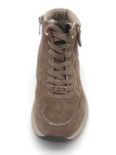 Afbeelding in Gallery-weergave laden, 172-19-010 Dames Hoge Schoenen Boot Plat Tamaris 86201-310 Donkerbeige Wijdte H (3707)