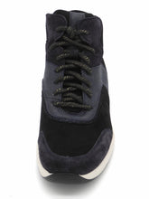 Afbeelding in Gallery-weergave laden, 172-79-004 Dames Hoge Schoenen Boot Plat Durea 9835-608-2293 Donkerblauw Wijdte K (3730)