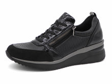 Afbeelding in Gallery-weergave laden, 133-99-019 Dames Veterschoenen Sneaker Remonte D2401-06 Zwart (2775)