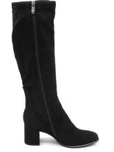 Afbeelding in Gallery-weergave laden, 173-99-003 Dames Hoge Schoenen Laars Hak Marco Tozzi 25500-001 Zwart (2161)