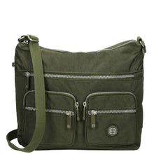 Afbeelding in Gallery-weergave laden, 95-66833-029 Lederwaren Dames Schoudertas Middel Enrico Benetti 66833-029 Donkergroen (1052)