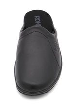 Afbeelding in Gallery-weergave laden, 281-99-013 Heren Pantoffel-Muilen Leer Rohde 1558-90 Zwart Wijdte G (2889)