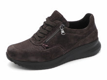 Afbeelding in Gallery-weergave laden, 131-29-006 Dames Veterschoenen Comfort Waldlaufer Bungeez 617K01-509-166 Donkerbruin Wijdte K (3681)