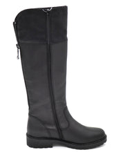 Afbeelding in Gallery-weergave laden, 174-99-002 Dames Hoge Schoenen Laars Plat Remonte R6581-04 Zwart  (2378)