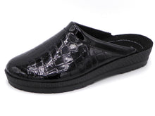 Afbeelding in Gallery-weergave laden, 181-95-001 Dames Pantoffel-Muilen Leer Rohde 2299-90 Zwart Lak (278)