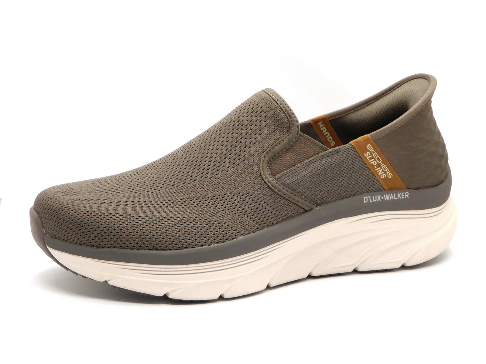 242-19-001 Heren Instappers Sportief Skechers Slip-ins D'Lux Walker-Or –  Giesen Schoenmode Webshop