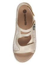Afbeelding in Gallery-weergave laden, 151-15-001 Dames Sandalen Comfort Remonte D7647-94 Middenbeige (2220)