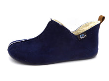 Afbeelding in Gallery-weergave laden, 193-79-005 Dames Pantoffel-Gesloten Gevoerd Q-Fit Madrid 3300.2.002 Donkerblauw  (1597)
