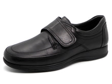 Afbeelding in Gallery-weergave laden, 221-99-002 Heren Klittenband Schoenen Comfort Q-Fit Bonn 5220.1 Zwart  (741)