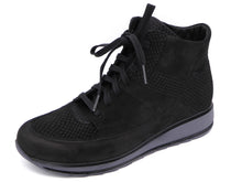 Afbeelding in Gallery-weergave laden, 172-99-054 Dames Hoge Schoenen Boot Plat Durea 9684-685-9165 Zwart Wijdte H (363)