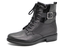 Afbeelding in Gallery-weergave laden, 172-99-011 Dames Hoge Schoenen Boot Plat Remonte D0F72-01 Zwart (1662)