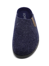 Afbeelding in Gallery-weergave laden, 282-79-003 Heren Pantoffel-Muilen Ongevoerd Rohde 2782-56 Donkerblauw (773)