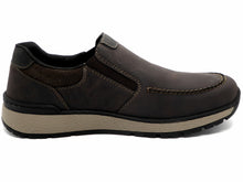 Afbeelding in Gallery-weergave laden, 242-29-002 Heren Instappers Sportief Rieker B9062-26 Donkerbruin Wijdte H (726)