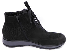 Afbeelding in Gallery-weergave laden, 172-99-054 Dames Hoge Schoenen Boot Plat Durea 9684-685-9165 Zwart Wijdte H (363)