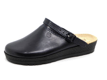 Afbeelding in Gallery-weergave laden, 181-79-001 Dames Pantoffel-Muilen Leer Rohde 1440-56 Donkerblauw (654)