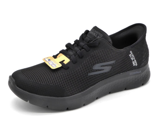 242-99-015 Heren Instappers Sportief Skechers Slip-Ins Go Walk Flex 216324 BBK Zwart  (2993)