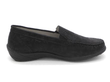 Afbeelding in Gallery-weergave laden, 141-99-006 Dames Instappers Comfort Waldlaufer 640004-101-001 Zwart Wijdte K (3297)
