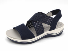 Afbeelding in Gallery-weergave laden, 153-79-004 Dames Sandalen Mode Jana 28768-805 Donkerblauw Wijdte H (3497)
