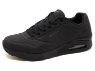 232-99-009 Heren Veterschoenen Sportief Skechers Uno Stand on Air 52458 BBK Zwart  (1009)