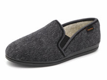 Afbeelding in Gallery-weergave laden, 293-89-003 Heren Pantoffel-Gesloten Gevoerd Fischer 2610-82 Donkergrijs  (3396)
