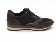 Afbeelding in Gallery-weergave laden, 133-29-008 Dames Veterschoenen  Sneaker Jana 23774-304 Donkerbruin Wijdte H (3694)
