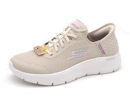 142-11-003 Dames Instappers Sportief Skechers Go Walk Flex-Grand Entry 124836 OFWT Lichtbeige  (3257)