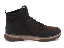 Afbeelding in Gallery-weergave laden, 272-29-004 Heren Hoge Schoenen Sportief Rieker B9310-24 Donkerbruin Wijdte H (3323)

