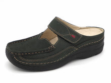 Afbeelding in Gallery-weergave laden, 181-69-003 Dames Pantoffel-Muilen Leer Wolky Roll Slipper 0622713-719 Donkergroen  (3851)

