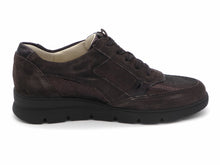 Afbeelding in Gallery-weergave laden, 131-29-004 Dames Veterschoenen  Comfort Waldlaufer 902001-310-166 Donkerbruin Wijdte H (3679)

