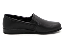 Afbeelding in Gallery-weergave laden, 291-99-001 Heren Pantoffel-Gesloten Leer Rohde 6402-90 Zwart  (2475)
