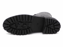 Afbeelding in Gallery-weergave laden, 172-89-007 Dames Hoge Schoenen Boot Plat Marco Tozzi 25202-987 Donkergrijs  (3371)
