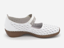Afbeelding in Gallery-weergave laden, 113-01-001 Dames Bandschoenen Mode Rieker 41389-80 Wit  (2289)
