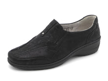 Afbeelding in Gallery-weergave laden, 141-99-008 Dames Instappers Comfort Waldlaufer 607504-101-001 Zwart Wijdte K (3302)
