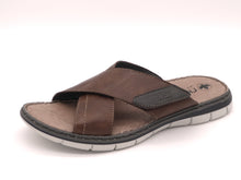 Afbeelding in Gallery-weergave laden, 263-25-014 Heren Open Slippers Mode Rieker 25151-24 Middenbruin  (3571)
