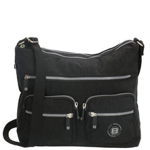 Afbeelding in Gallery-weergave laden, 95-66833-001 Lederwaren Dames Schoudertas Middel Enrico Benetti 66833-001 Zwart  (1050)
