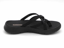 Afbeelding in Gallery-weergave laden, 165-99-005 Dames Open Slippers Wandelslipper Skechers Go Walk Flex-Sandal-Ssselena 141461 BBK Zwart  (3620)
