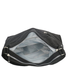 Afbeelding in Gallery-weergave laden, 95-66833-001 Lederwaren Dames Schoudertas Middel Enrico Benetti 66833-001 Zwart  (1050)
