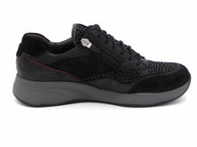 Afbeelding in Gallery-weergave laden, 131-99-020 Dames Veterschoenen  Comfort Durea 6308-605-1738 Zwart Wijdte H (3310)
