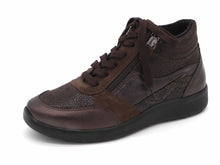 Afbeelding in Gallery-weergave laden, 172-29-020 Dames Hoge Schoenen Boot Plat Sens 1421-13108-005 Kira 48 Donkerbruin Wijdte K (3784)
