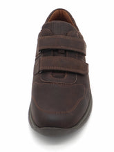 Afbeelding in Gallery-weergave laden, 221-29-003 Heren Klittenband Schoenen Comfort Waldlaufer 686301-158-216 Donkerbruin Wijdte K (3675)
