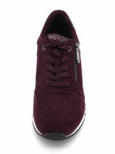 Afbeelding in Gallery-weergave laden, 133-39-001 Dames Veterschoenen  Sneaker Marco Tozzi 23781-565 Donkerrood  (3367)
